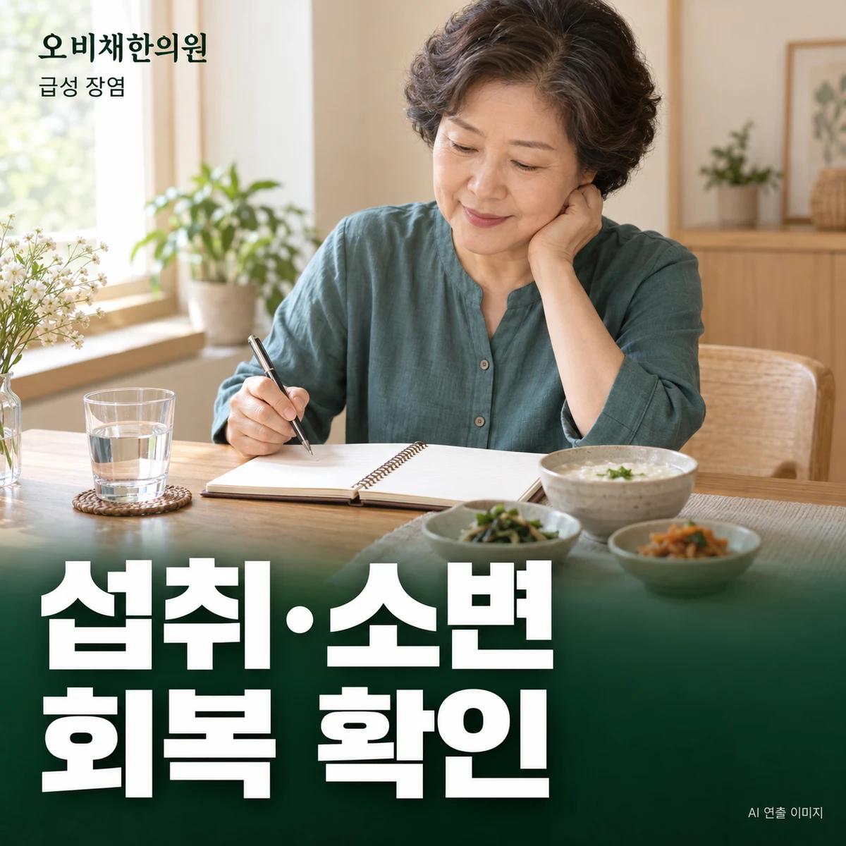 목동 급성 장염 경과·재진 · 소변·섭취·설사 추이