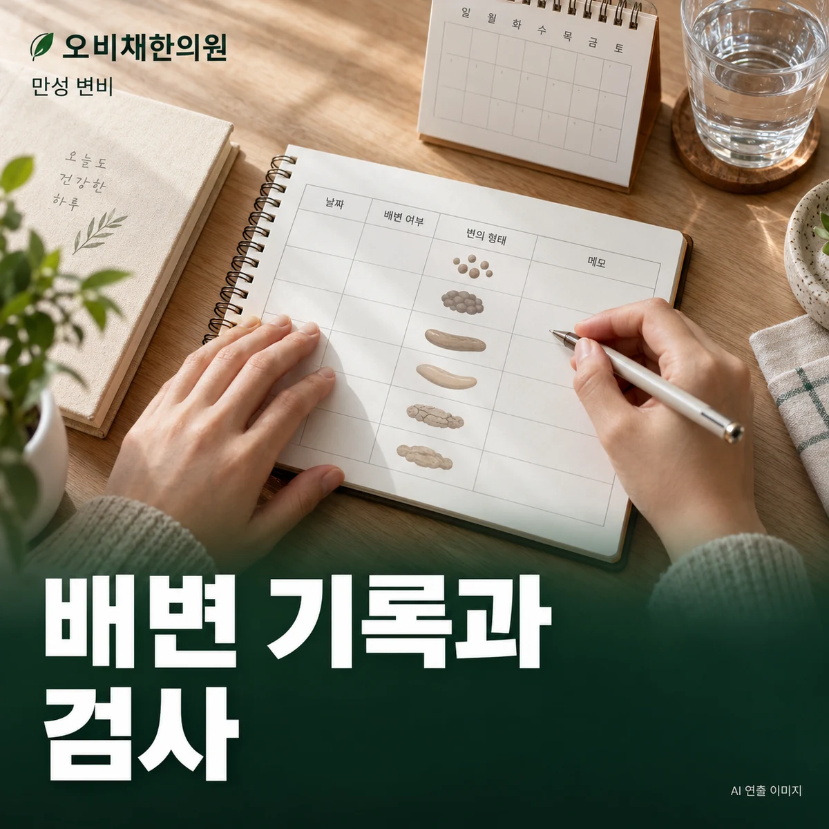 목동 만성 변비 진찰·검사 · 배변 일지와 검사 준비