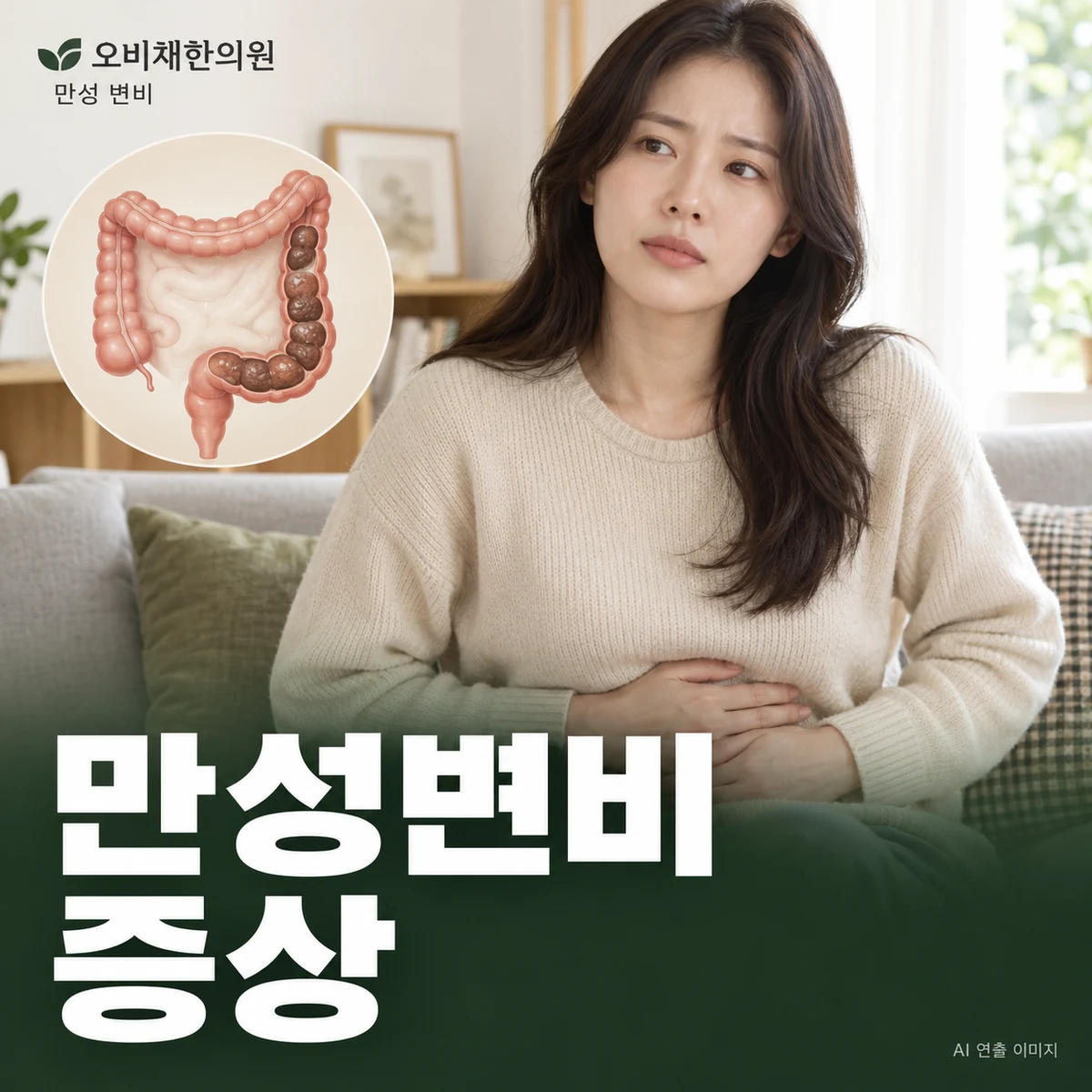목동 만성 변비 증상 · 단단한 변·힘주기·잔변감