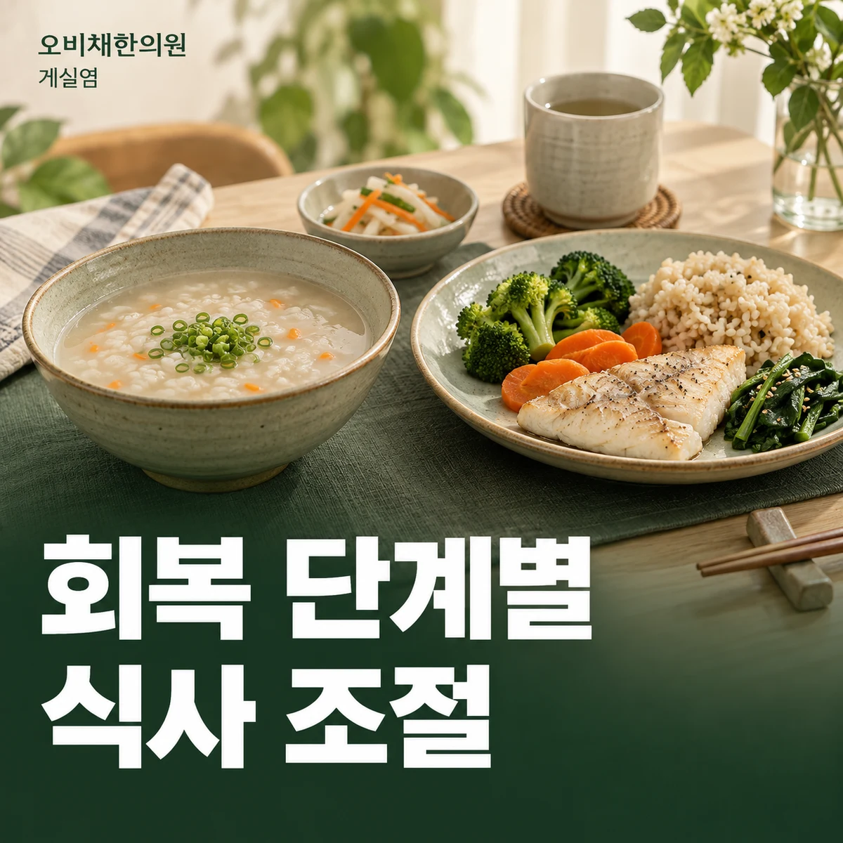목동 게실염 생활관리 · 급성기와 회복기 식사