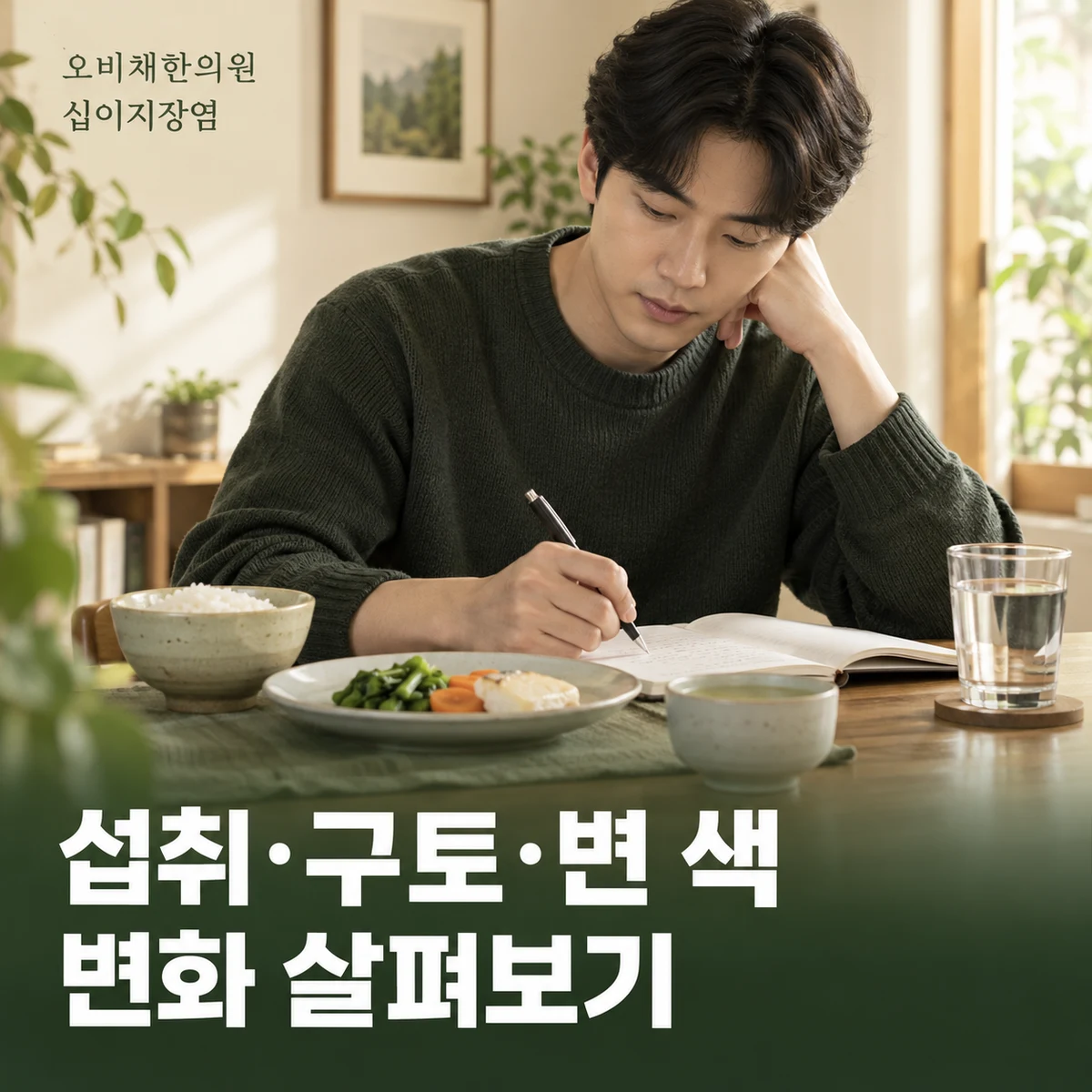 목동 십이지장염 경과·재진 · 섭취·구토·변 색 변화