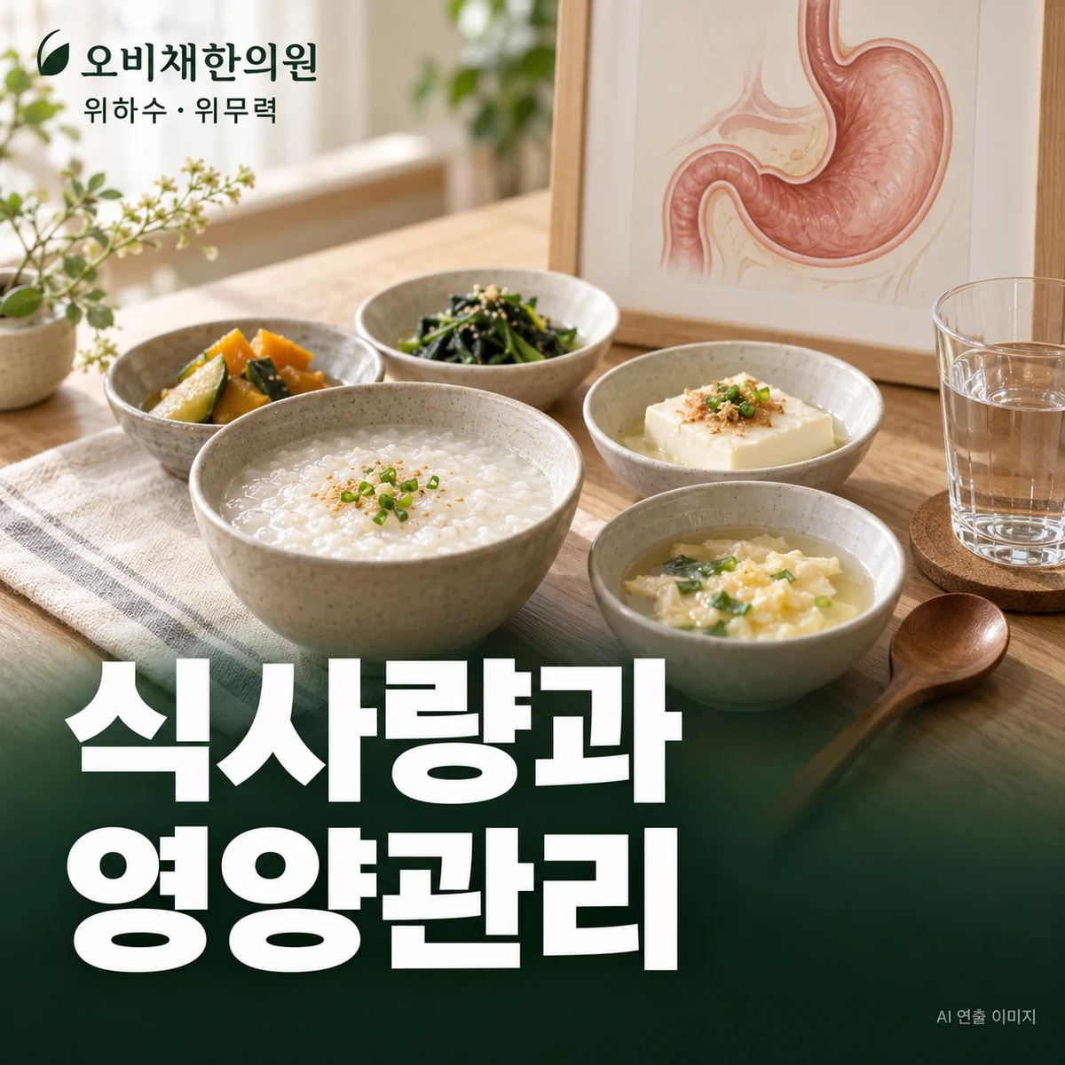 목동 위하수·위무력 생활관리 · 식사량과 영양 유지