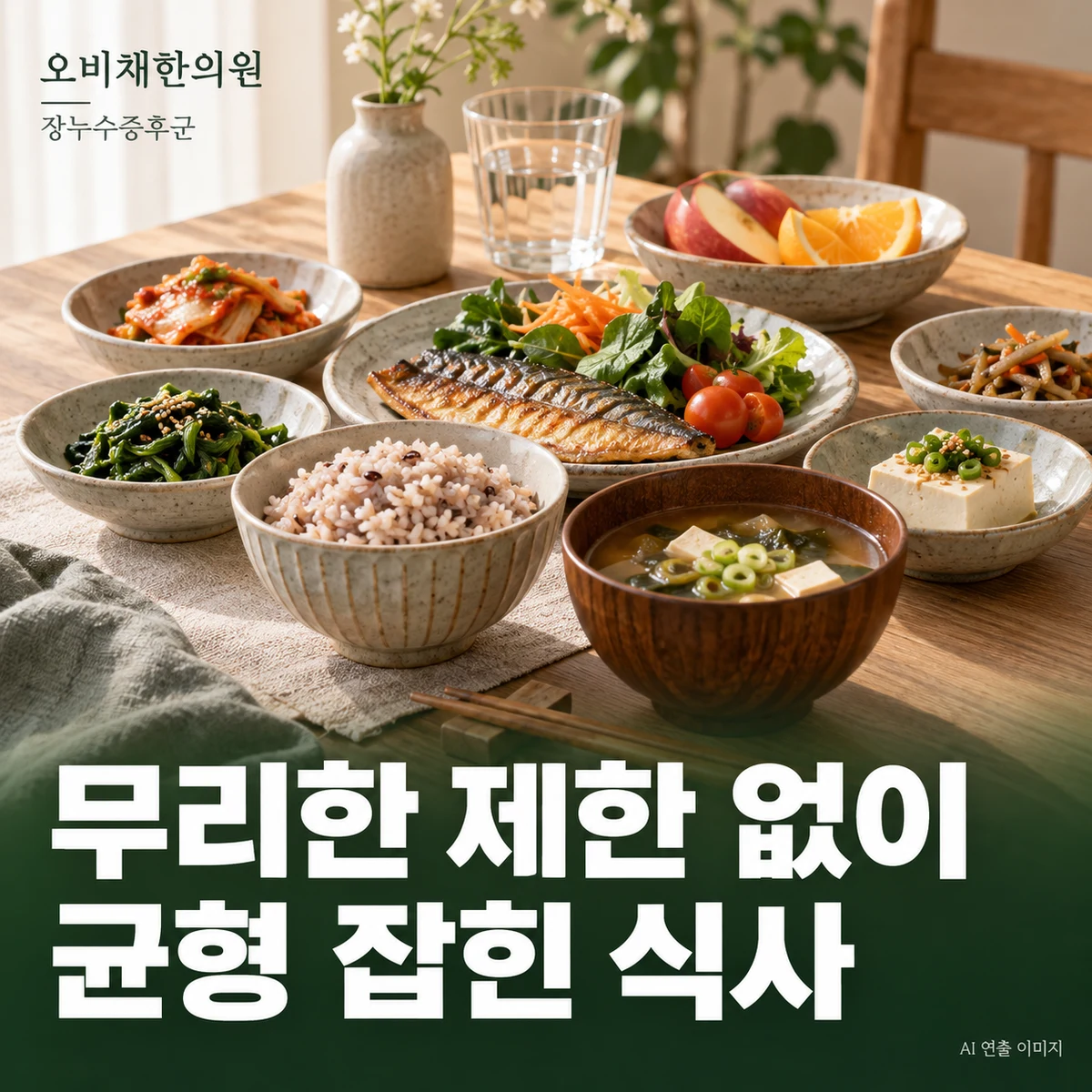 목동 장누수증후군 생활관리 · 과도한 제한 없는 식사
