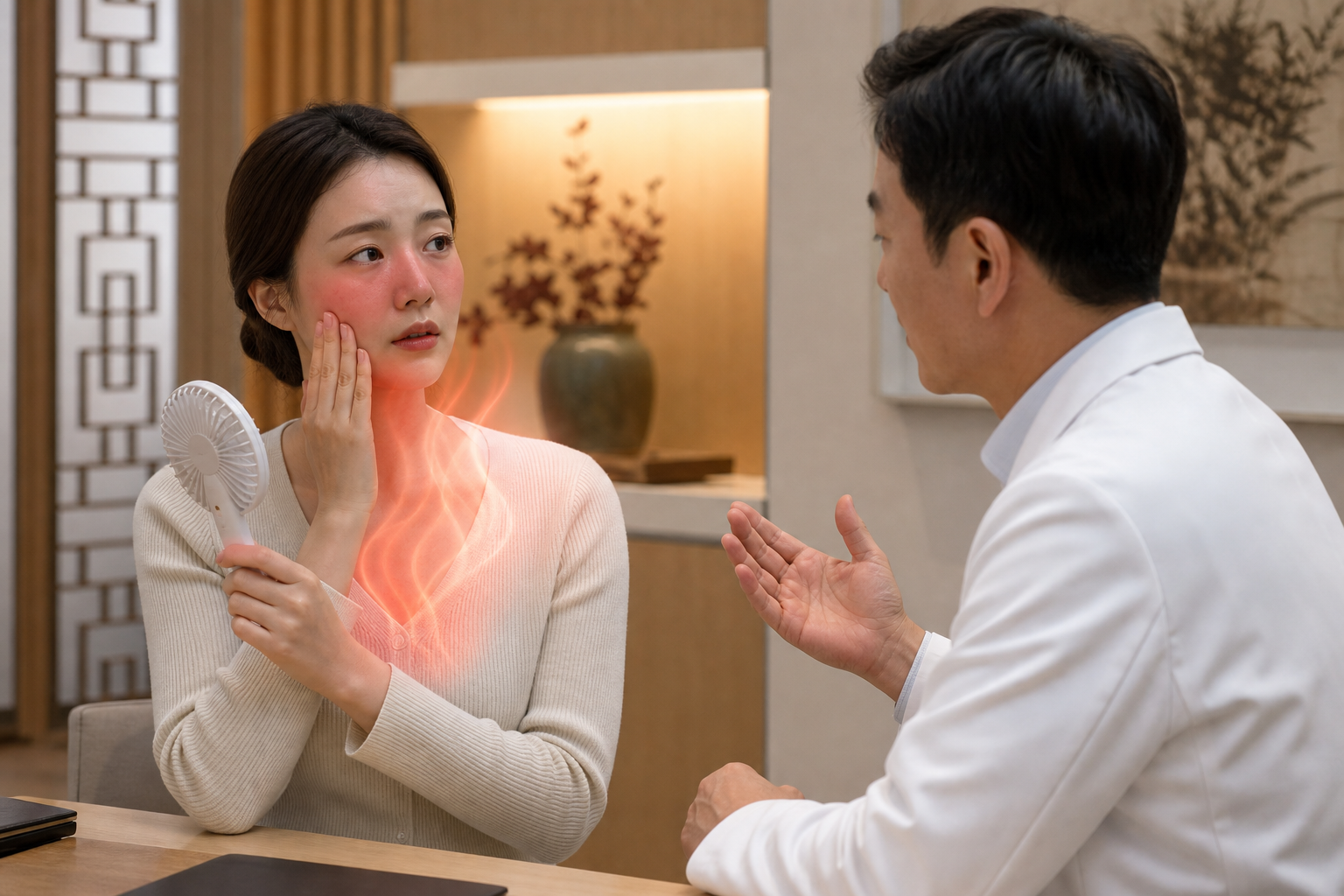 목동 얼굴열감 한의원 오비채한의원