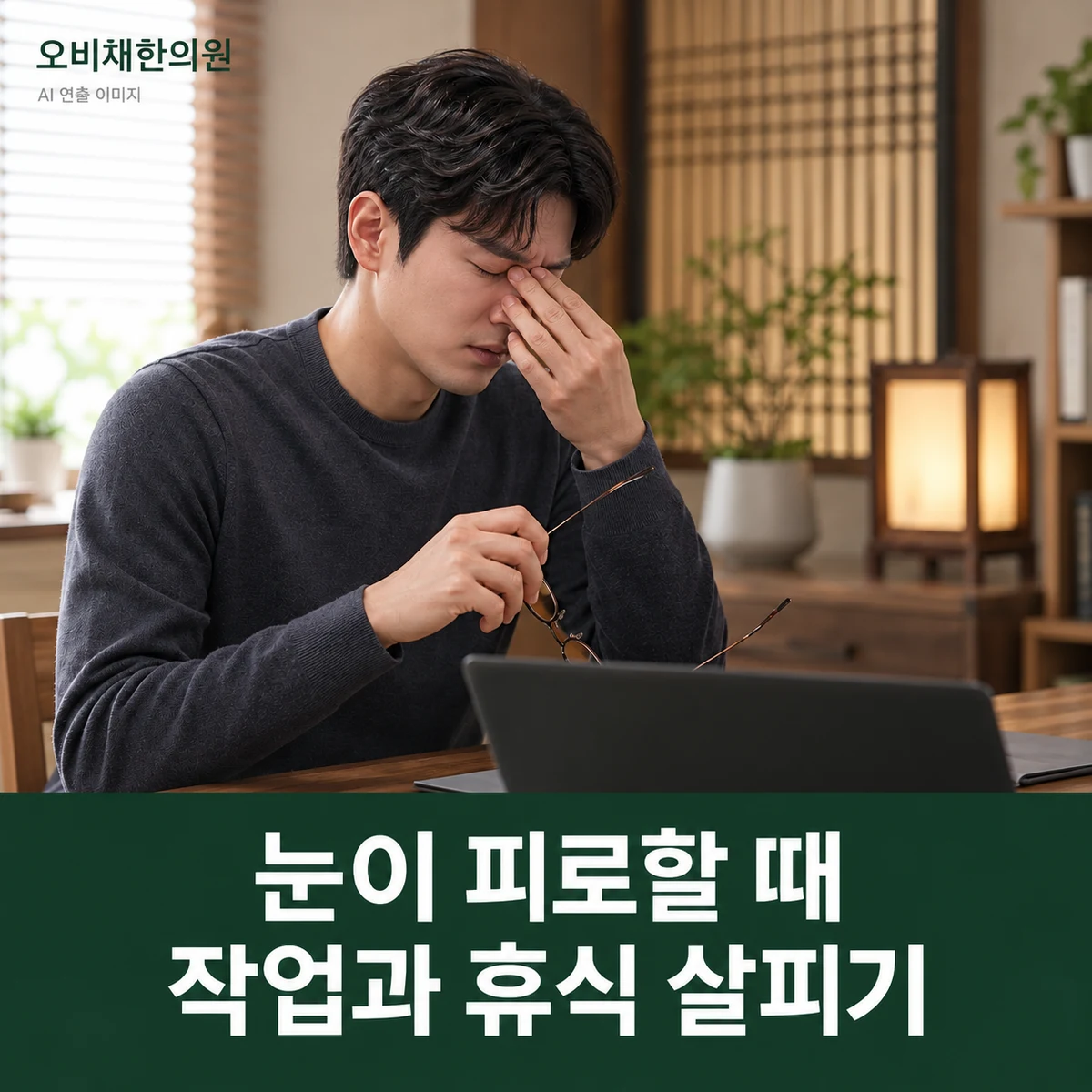 목동 눈피로 증상 · 근거리 작업과 눈의 불편