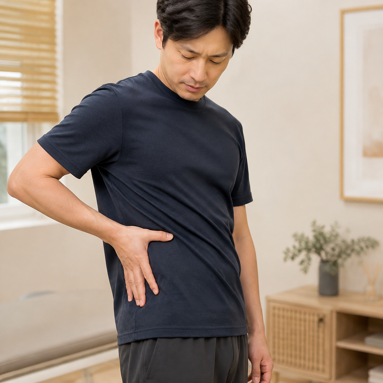 측복부 근막통증 진료 원리 이미지