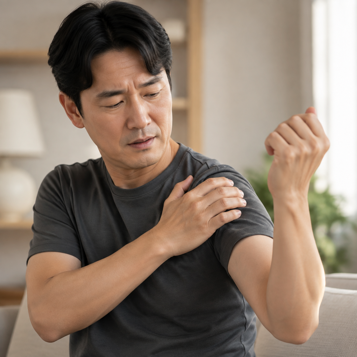어깨점액낭염 진료 원리 이미지