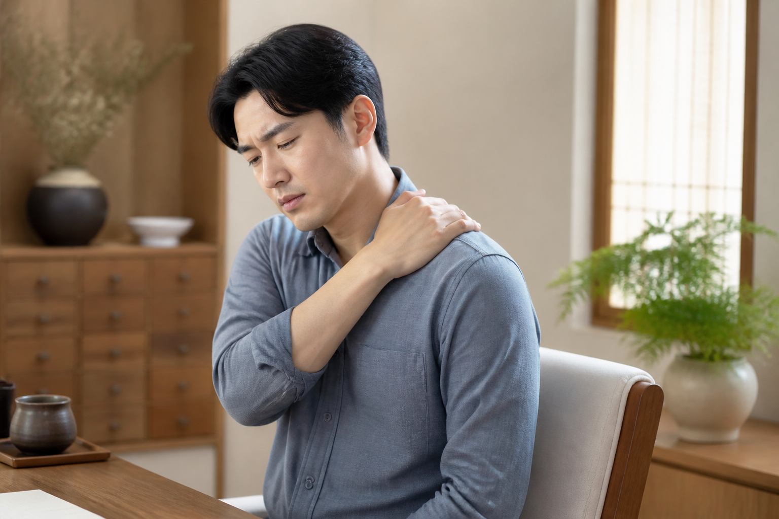 어깨결림 진료 원리 이미지