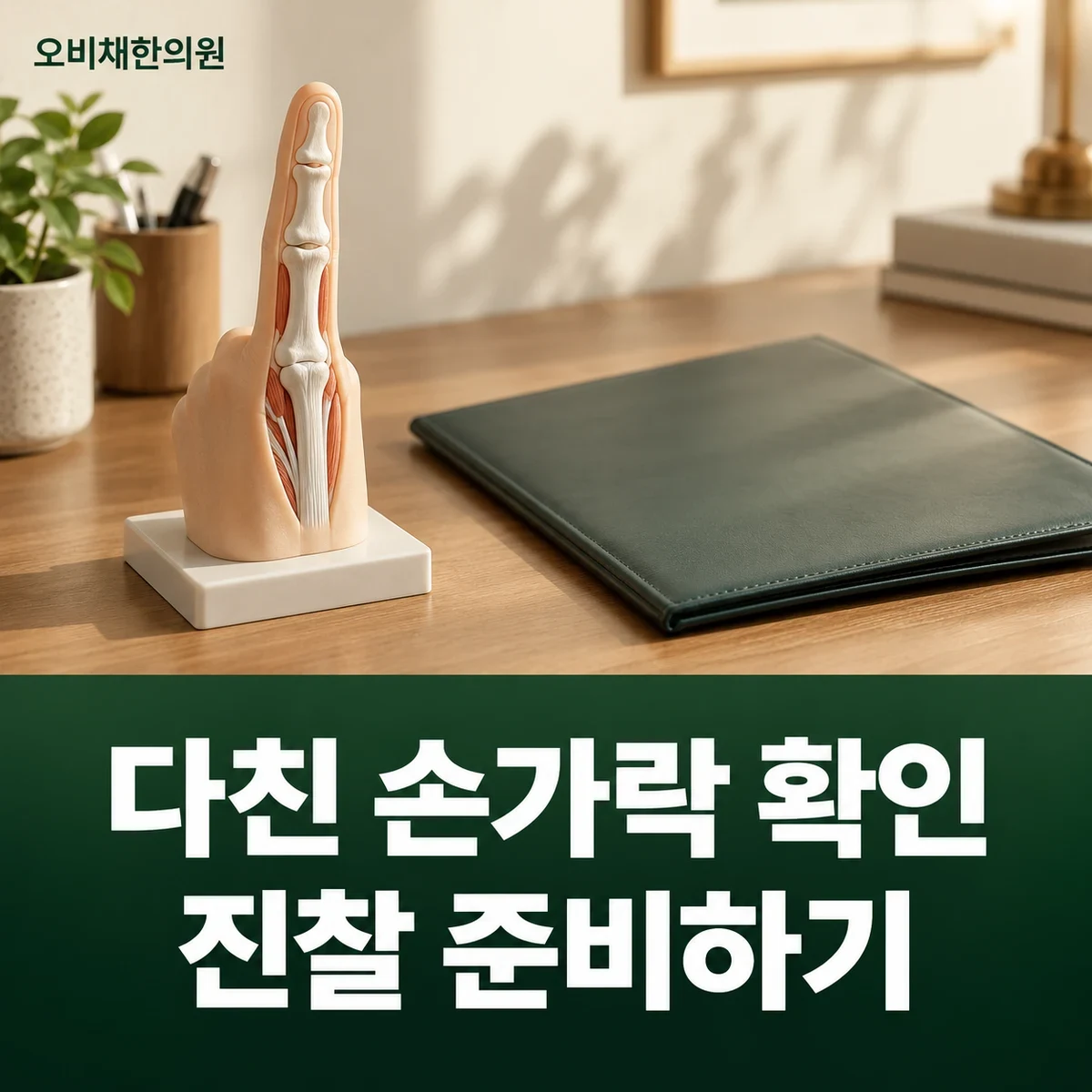 목동 손가락염좌 진찰·검사 · 골절·탈구·힘줄 손상 감별