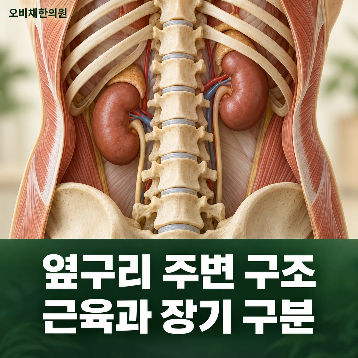 목동 옆구리통증 원인과 구분 · 근육·갈비뼈와 장기