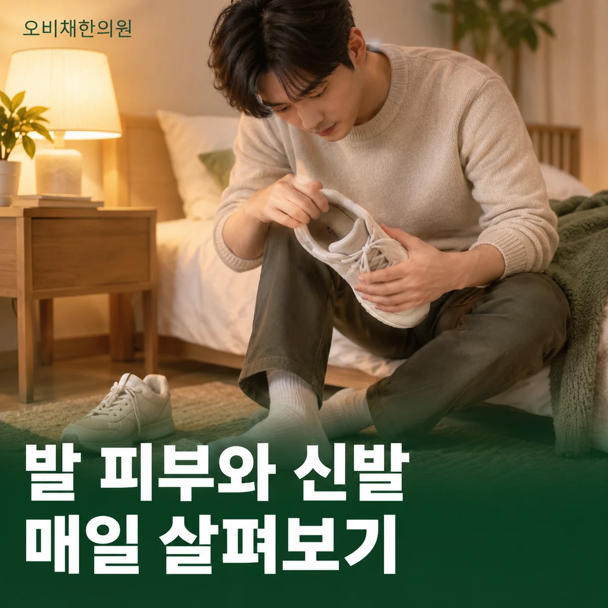 목동 발저림 생활관리 · 발 피부와 신발 점검