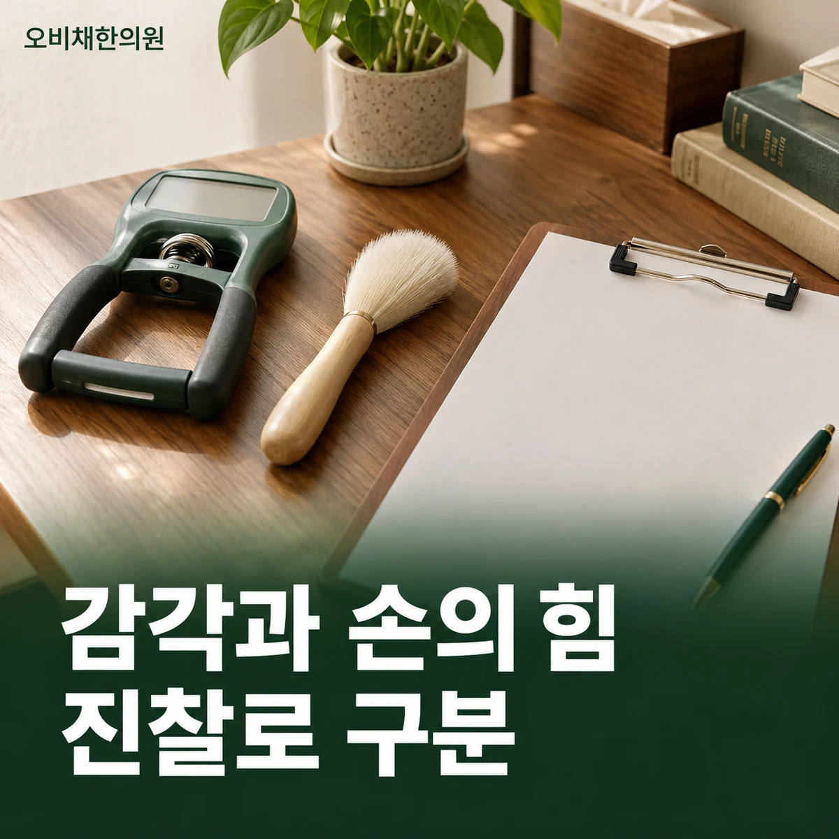 목동 손저림 진찰·검사 · 감각과 손의 힘 비교