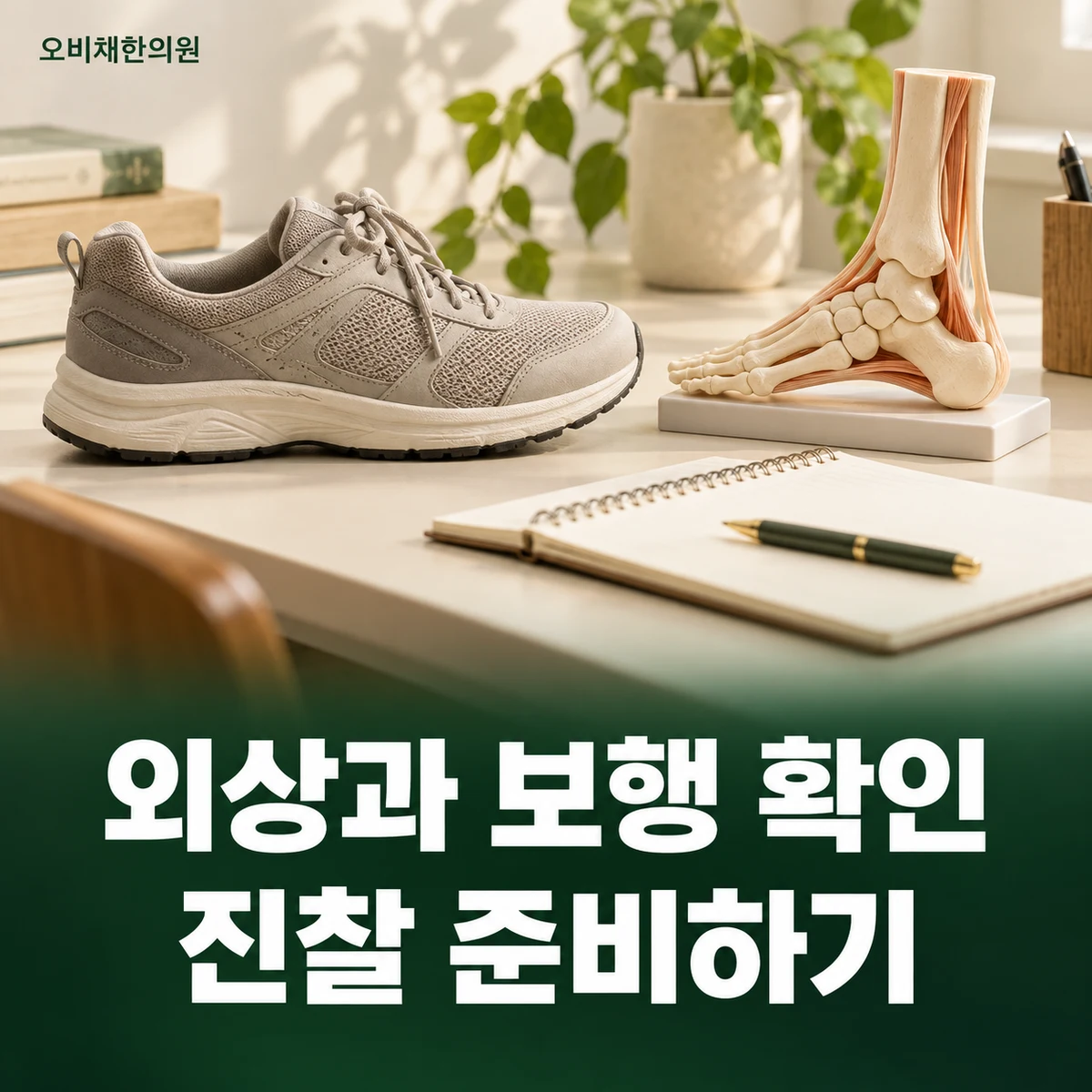목동 뒤꿈치통증 진찰·검사 · 외상과 보행 진찰