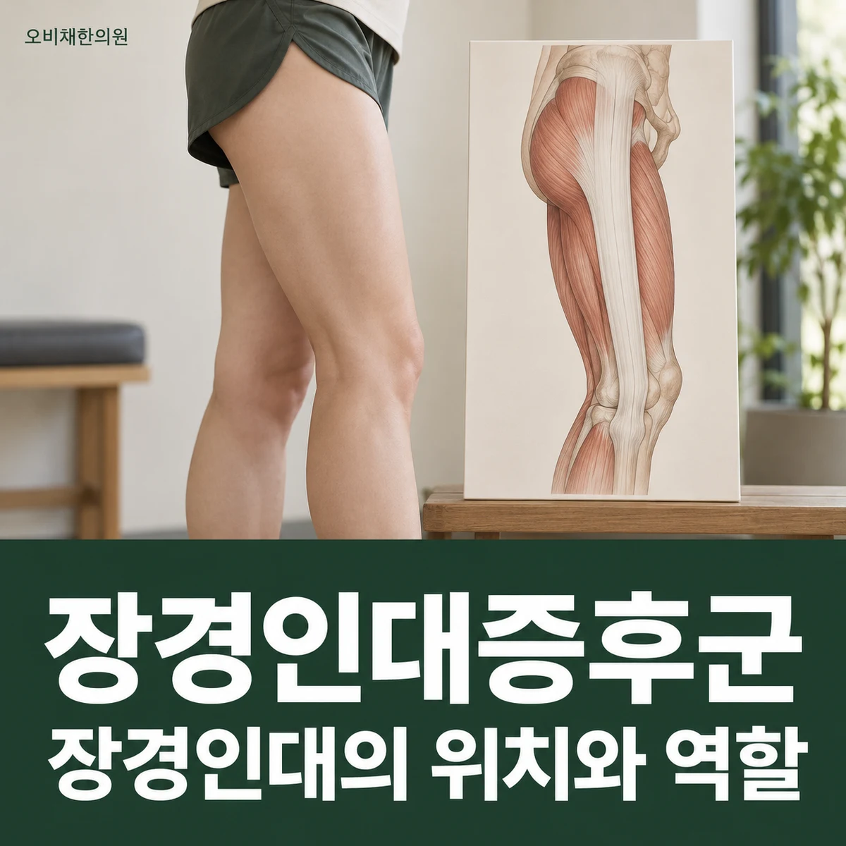 목동 장경인대증후군 원인과 구분 · 장경인대의 위치와 역할