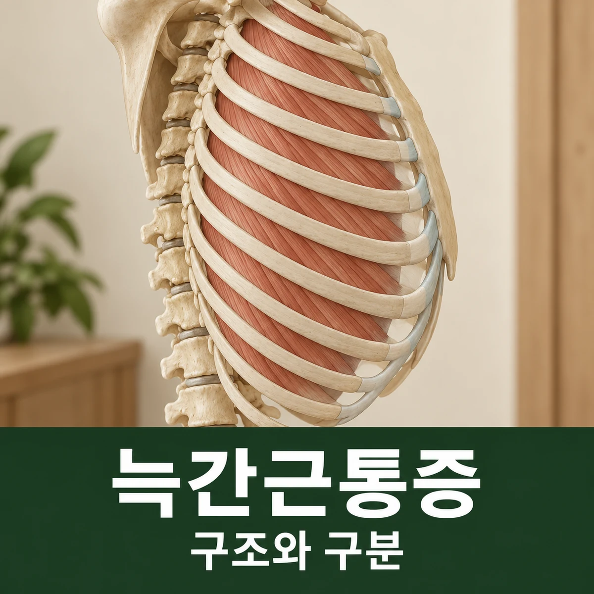 목동 늑간근통증 원인과 구분 · 근육통과 흉부 원인의 구분
