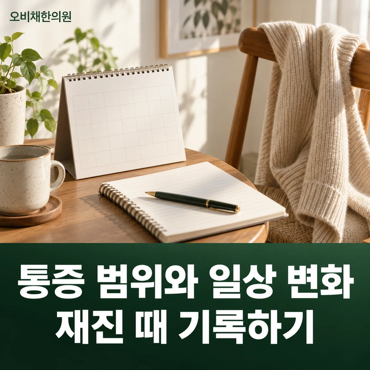 목동 늑간신경통 경과·재진 · 통증 범위와 일상 변화 · 재진 때 기록하기