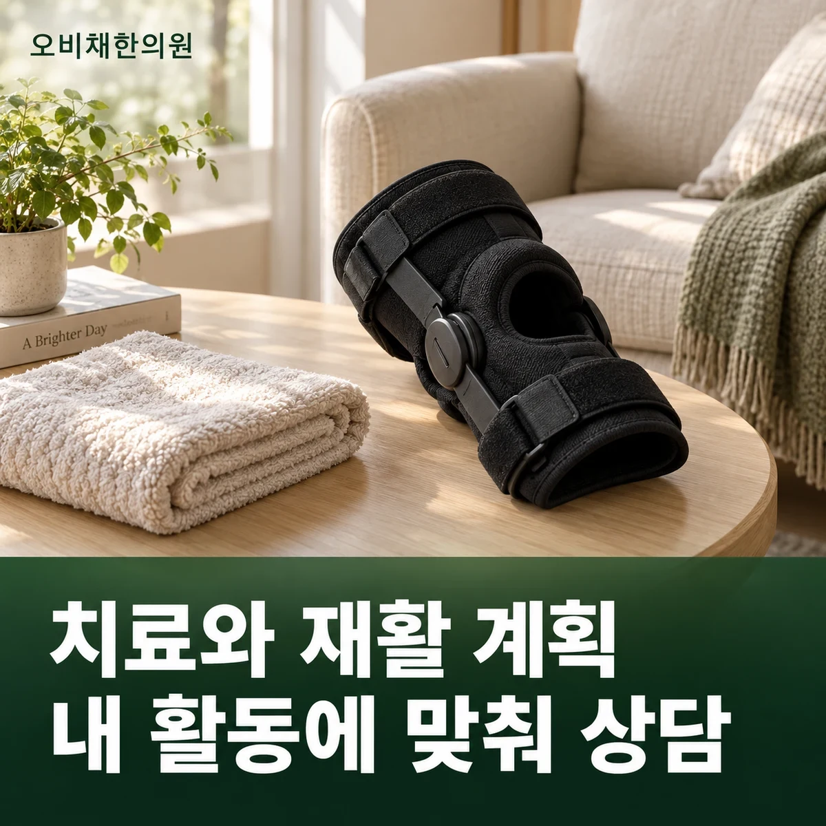 목동 무릎인대손상 치료 상담 · 손상 정도와 활동 목표
