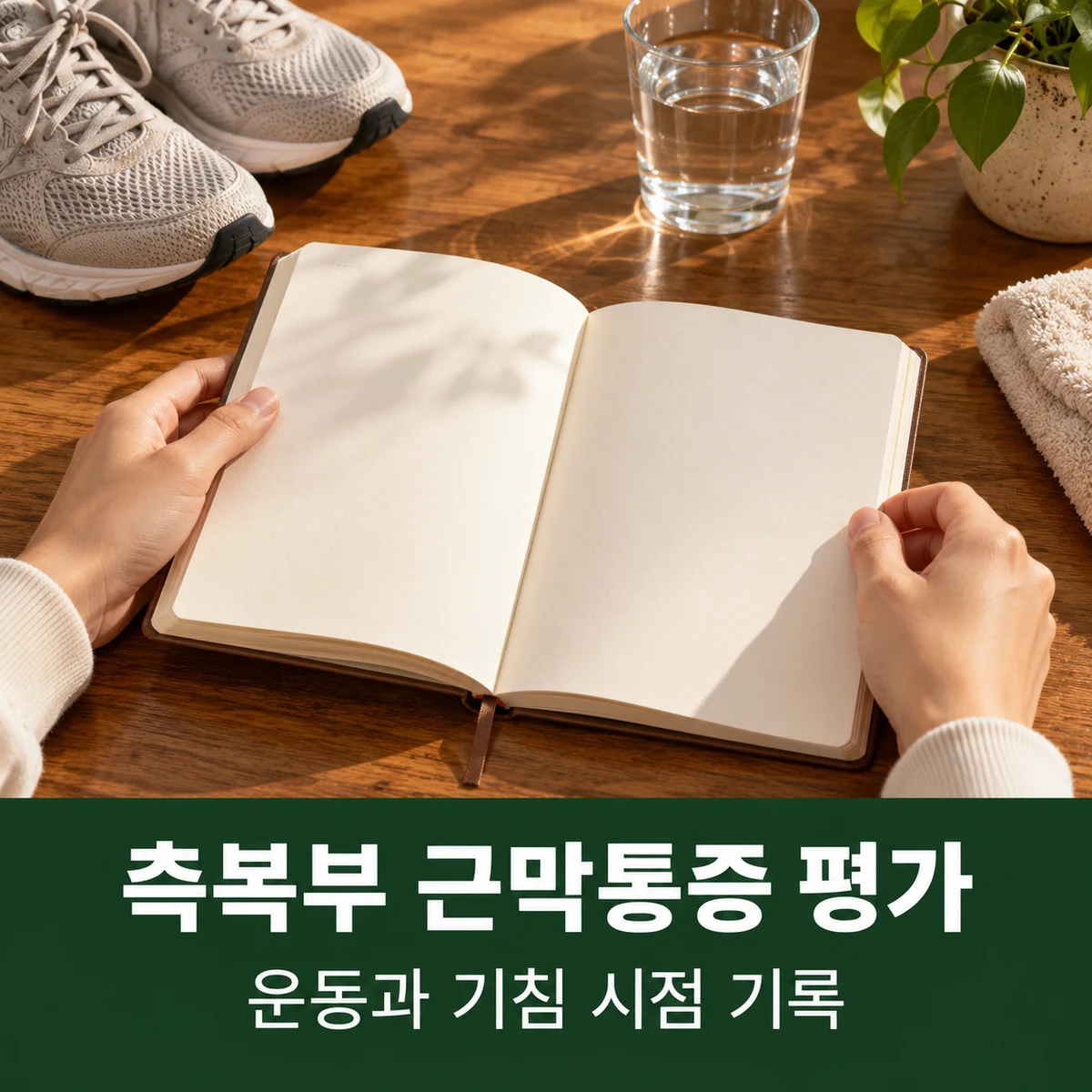 목동 측복부 근막통증 진찰·검사 · 운동·기침·비뇨 증상 기록