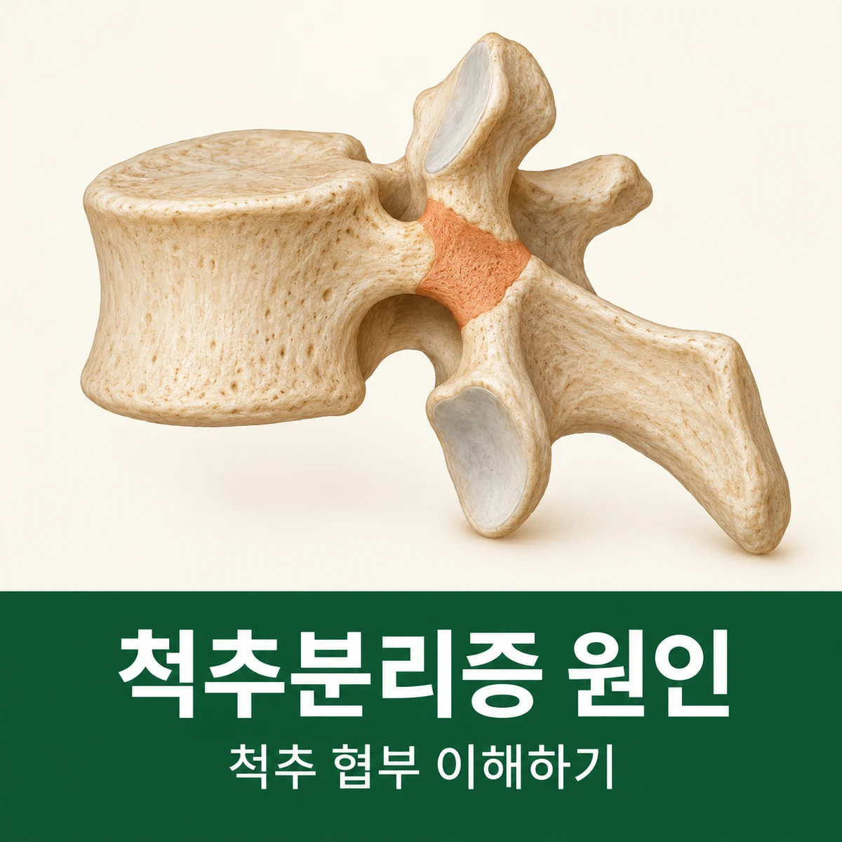 목동 척추분리증 원인과 구분 · 협부 결손과 전방전위증 차이