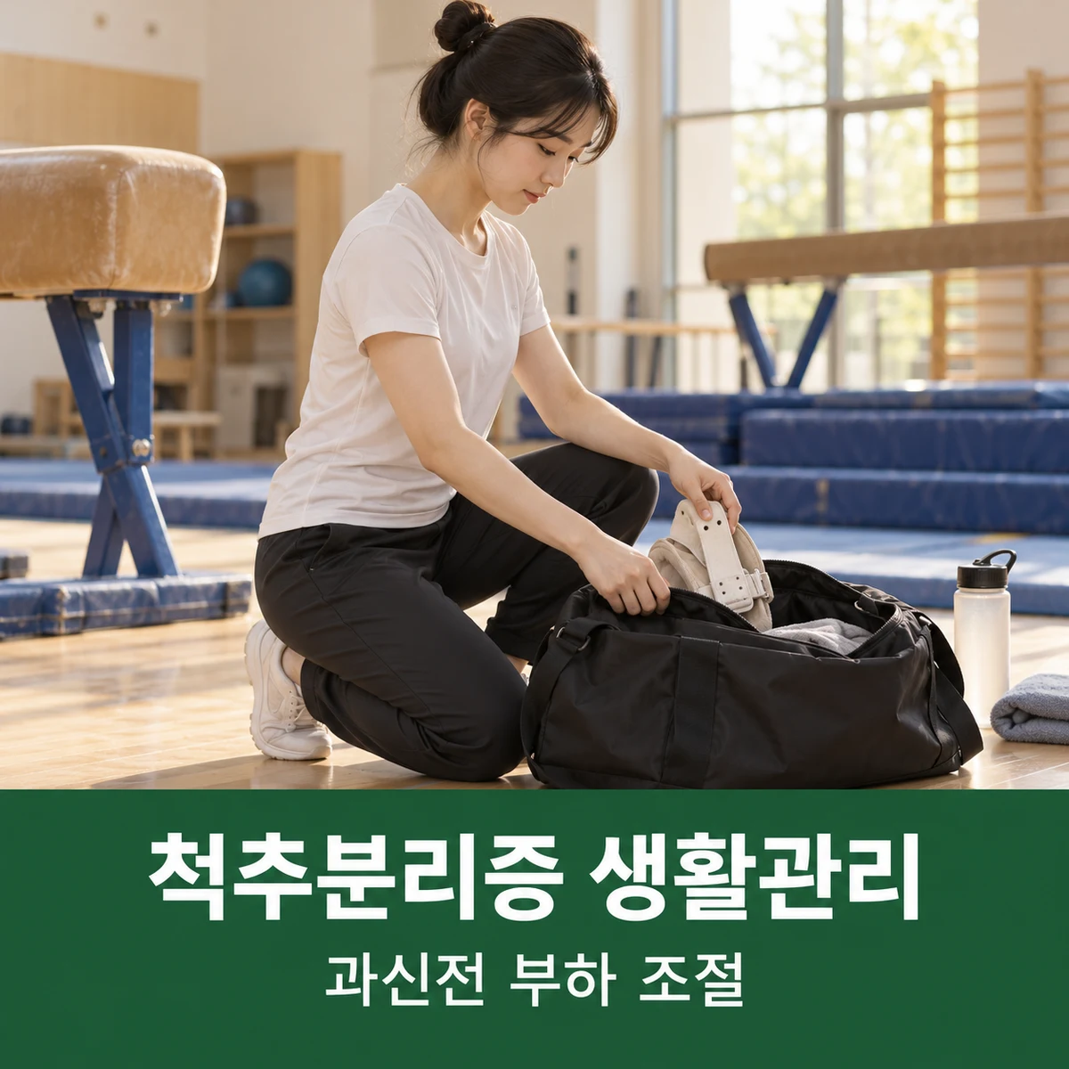 목동 척추분리증 생활관리 · 과신전 부하와 운동 조절