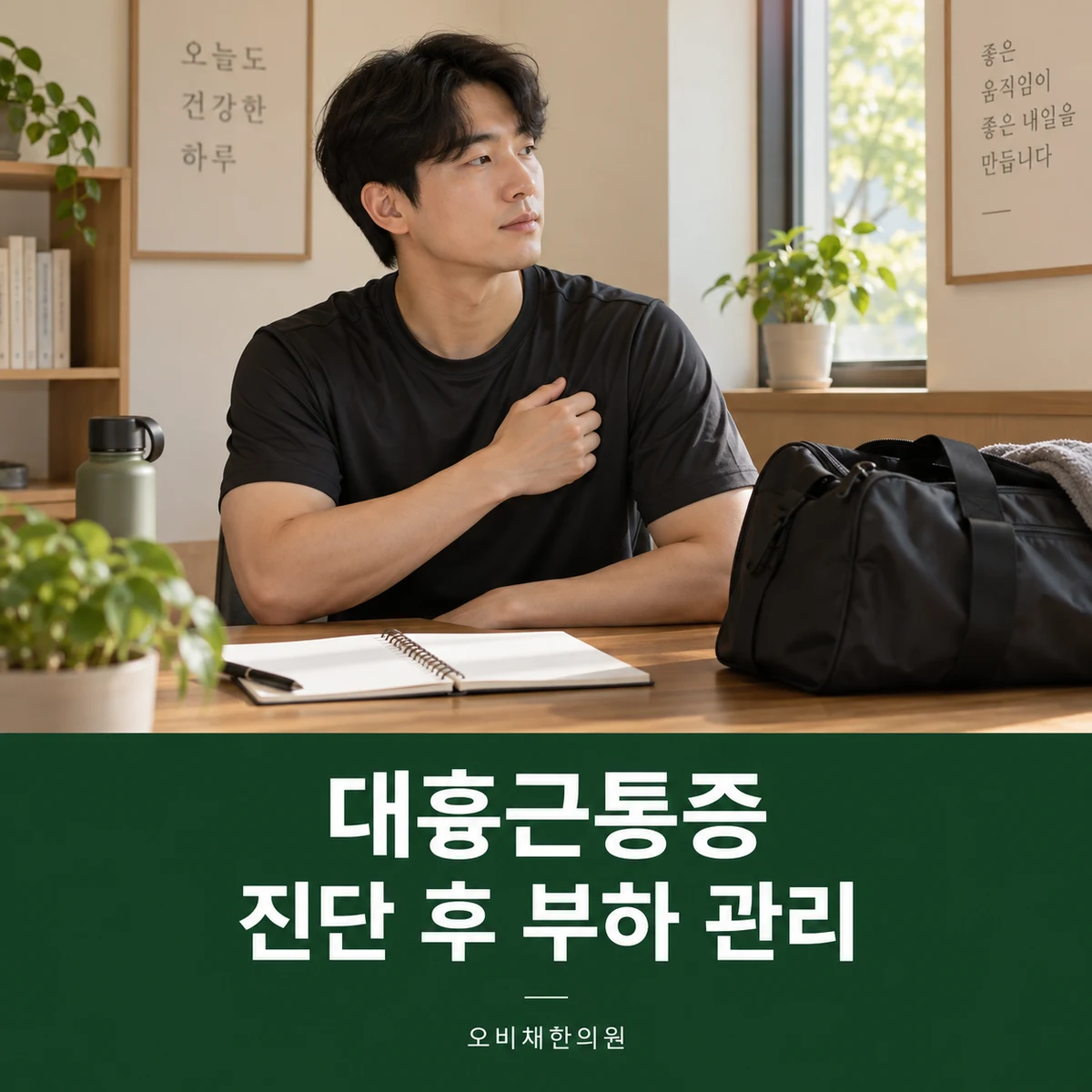 목동 대흉근통증 치료 상담 · 진단 후 부하 관리