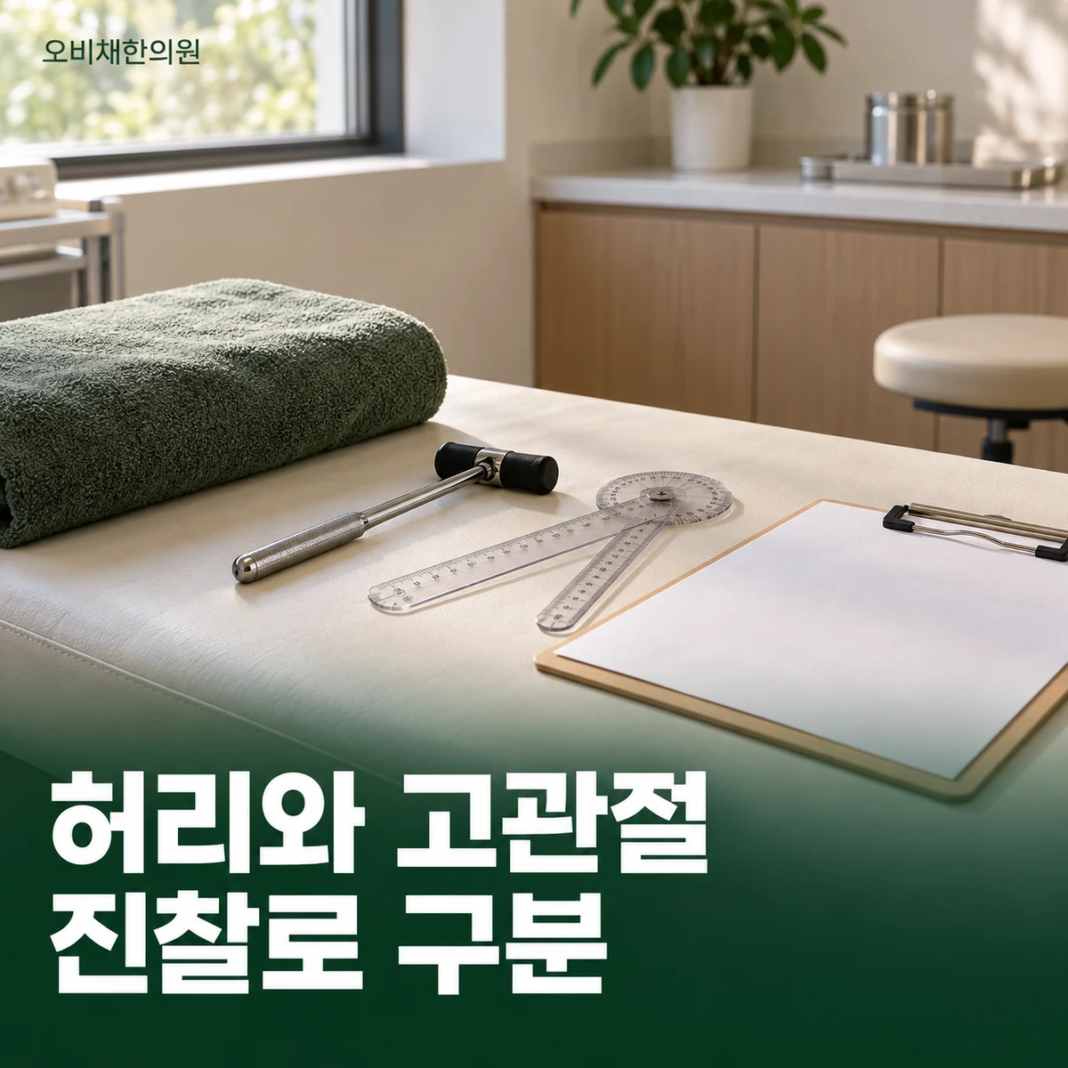 목동 이상근증후군 진찰·검사 · 허리와 고관절 감별