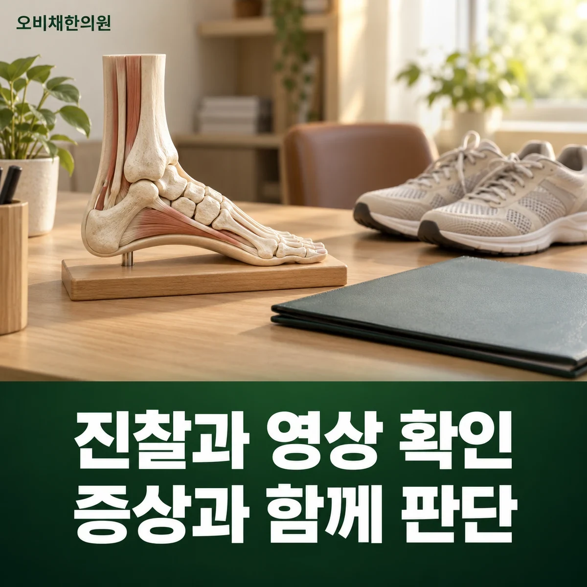 목동 후경골근건염 진찰·검사 · 아치·힘·유연성 진찰