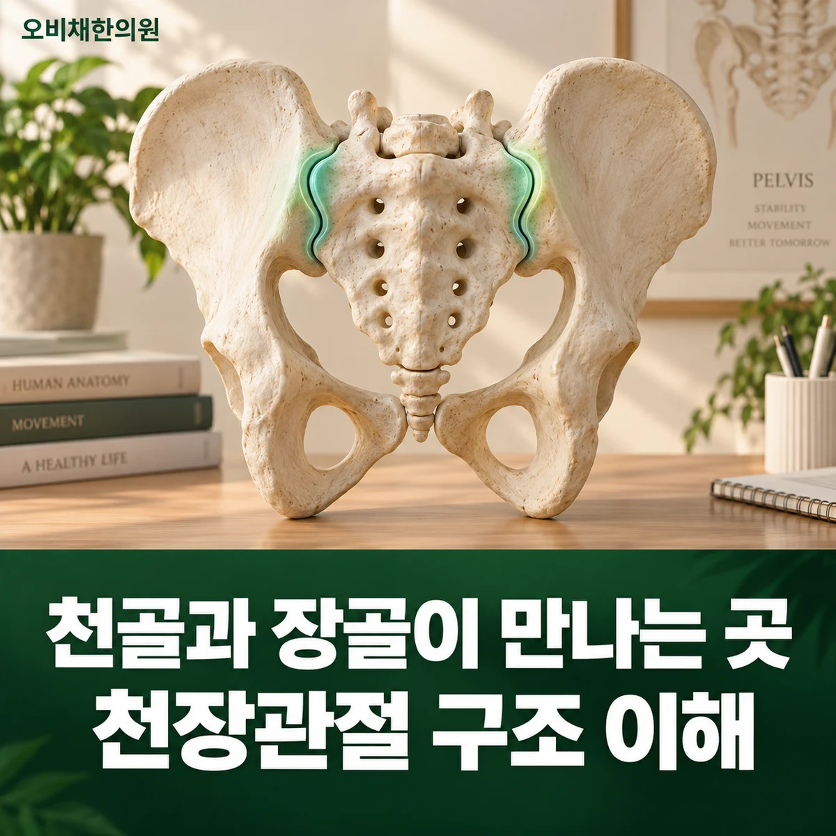 목동 천장관절증후군 원인과 구분 · 천골과 장골이 만나는 곳 · 천장관절 구조 이해