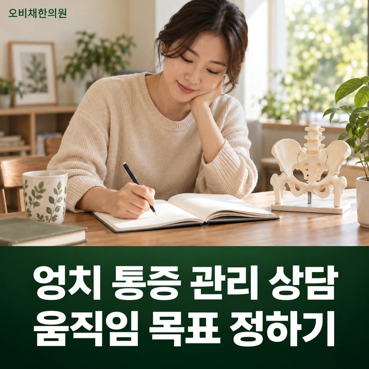 목동 천장관절증후군 치료·상담 · 엉치 통증 관리 상담 · 움직임 목표 정하기