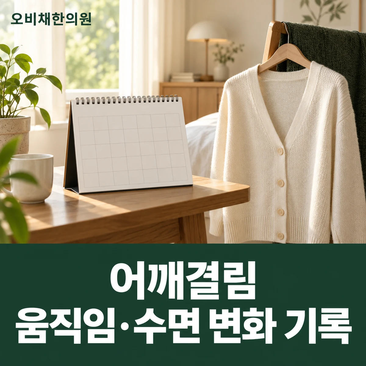 목동 어깨결림 경과·재진 · 움직임·수면 변화 기록