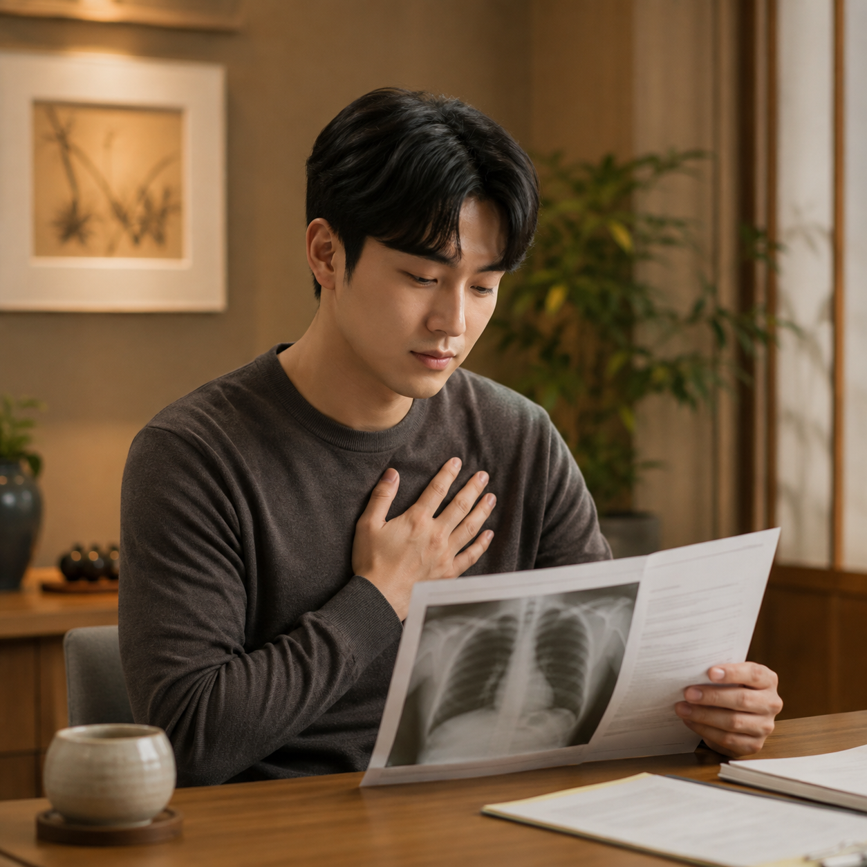 기흉 한방 진료 이미지