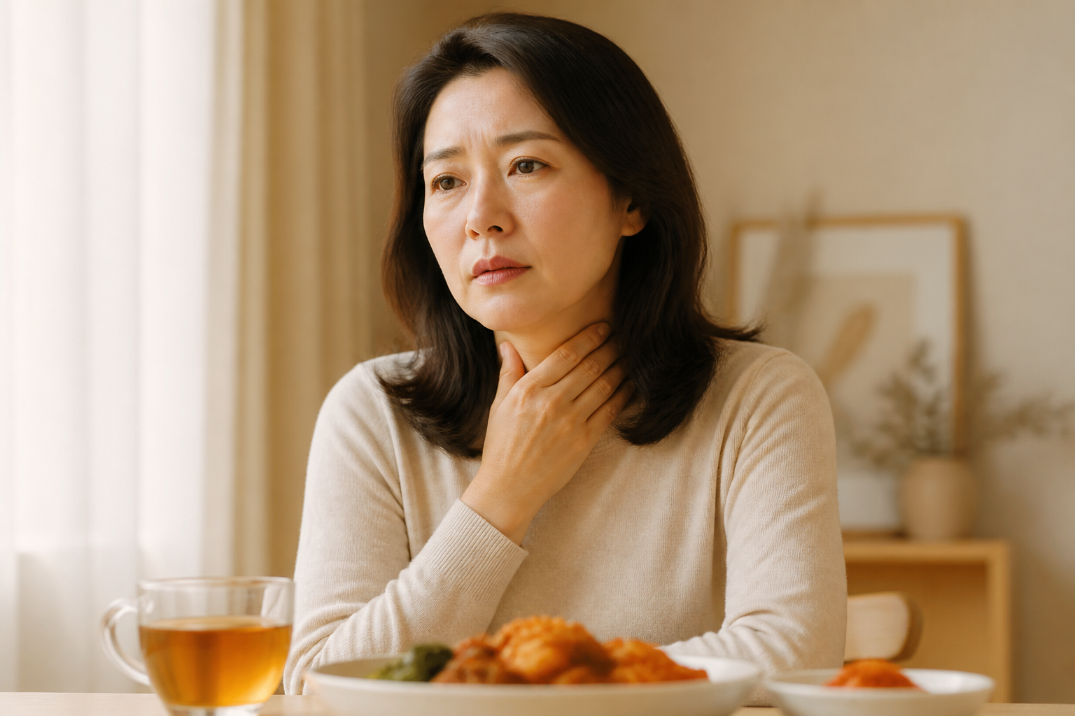 역류성인후두염 한방 진료 이미지