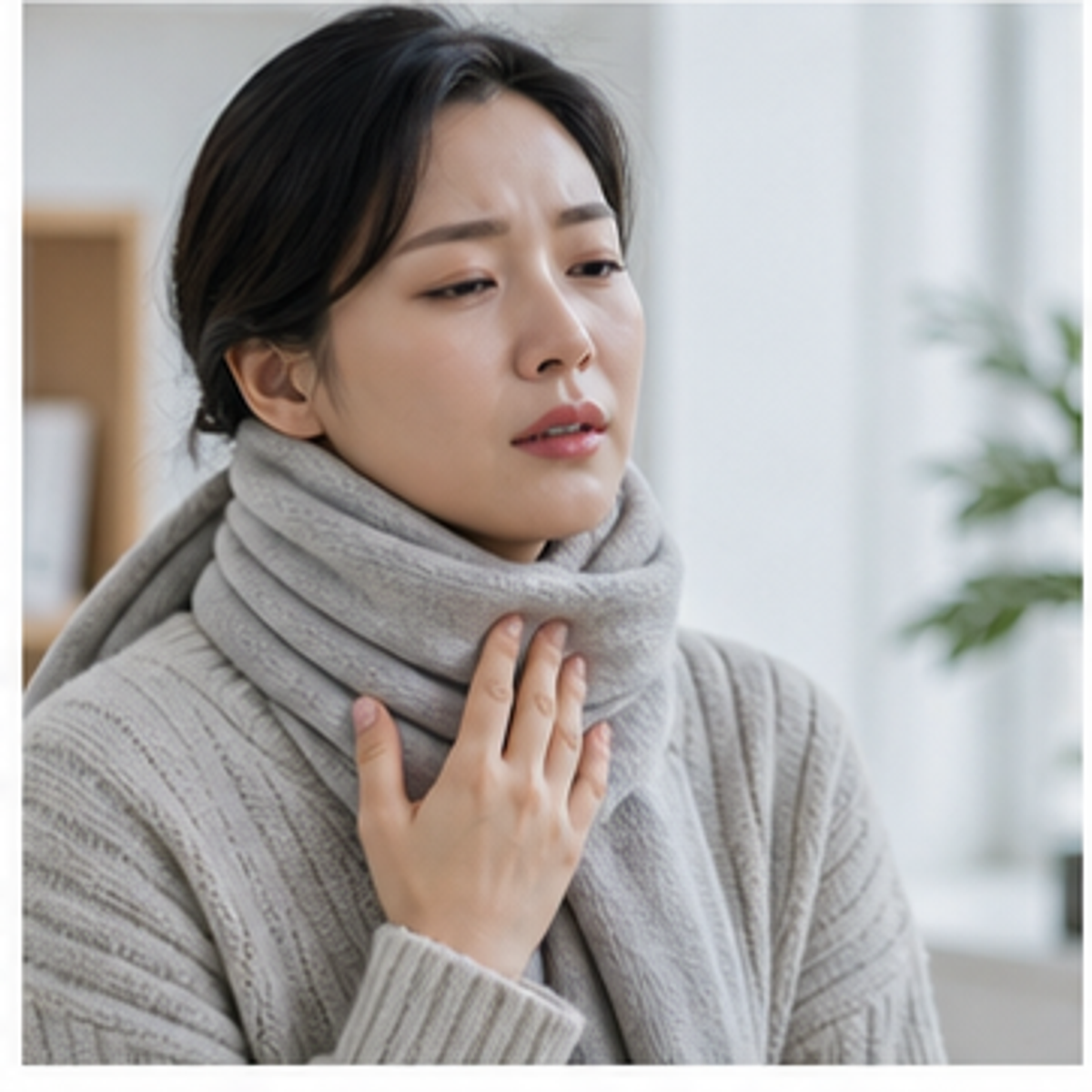 편도염 한방 진료 이미지