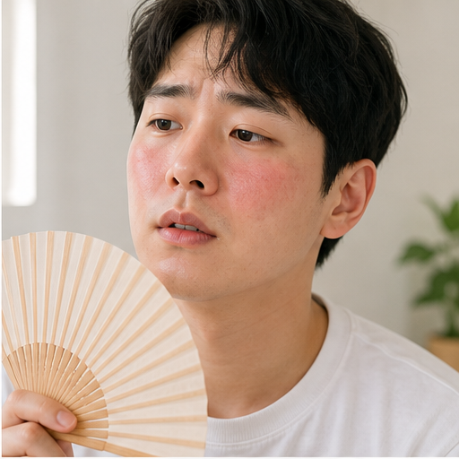 홍조 진단 이미지