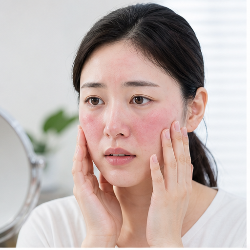 안면홍조 진단 이미지
