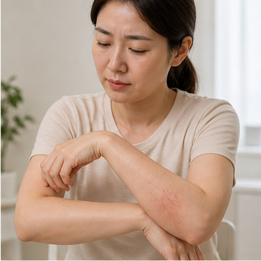 피부가려움증 진단 이미지