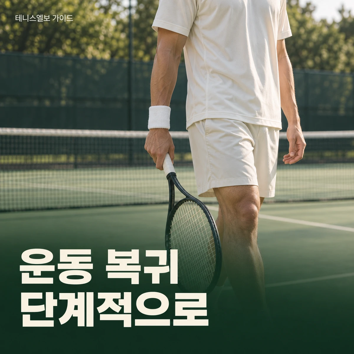 운동 복귀 · 단계적으로
